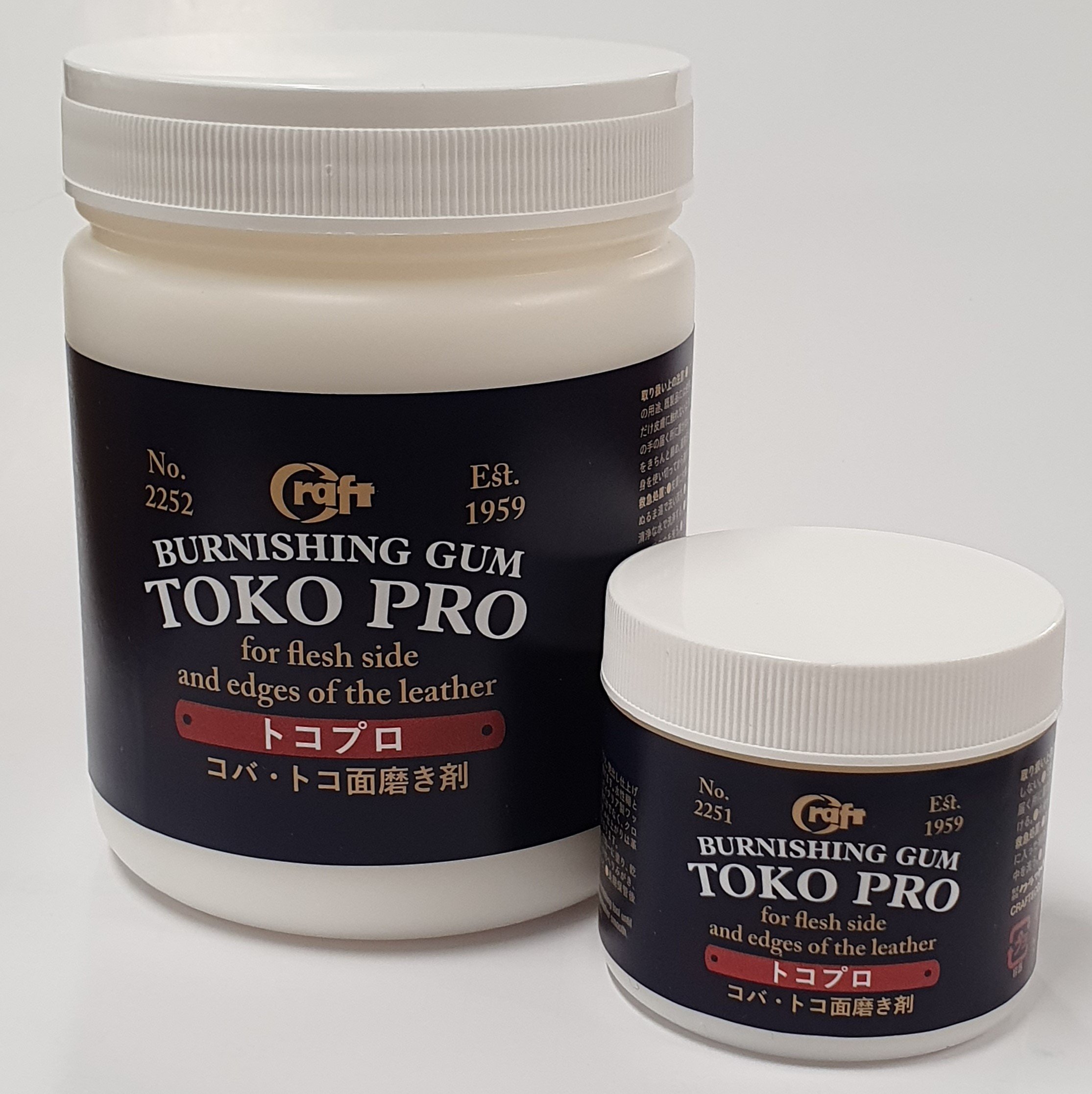 Toko Pro Leather Burnishing Gum 100g (for flesh side and edges of