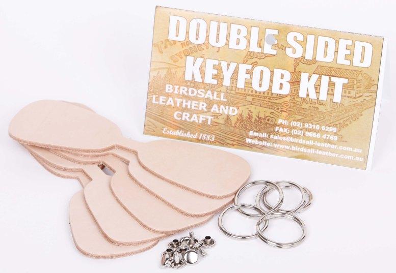 Double sided key fob kit