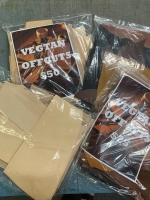 Vegetable tanned offcuts