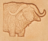 3D Stamp African Buffalo