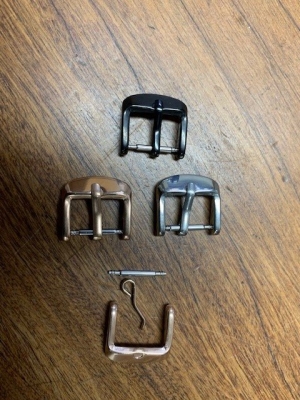 Watch band buckles