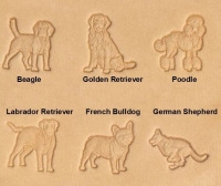 3D Stamps Assorted Dog Breeds