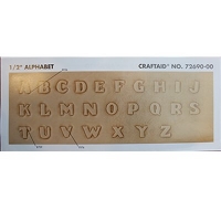 Craftaid Alphabet 12mm - Click for more info